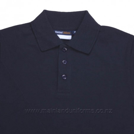 Plain Navy L/S Polo
