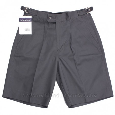 Grey Side Tab Drill Shorts