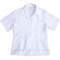 Primary White S/S Blouse Shaped 2