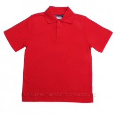 Plain Red S/S Polo 2