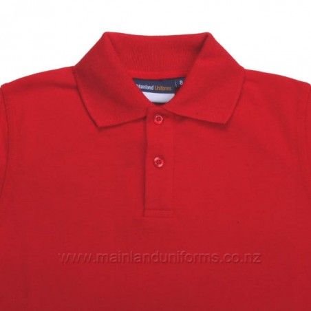 Plain Red S/S Polo