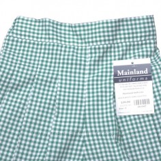 Green/White Gingham Culottes 2