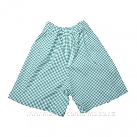 Green/White Gingham Culottes