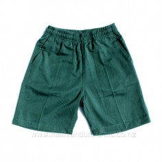 Green Full Elastic Drill Shorts 2