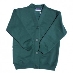 Plain Bottle Fleecy Cardigan 2