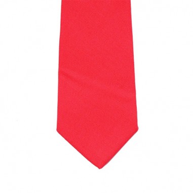 Plain Red Self Tie