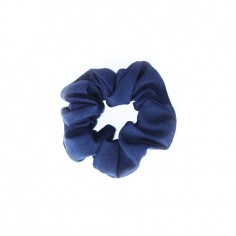 Plain Navy Scrunchie