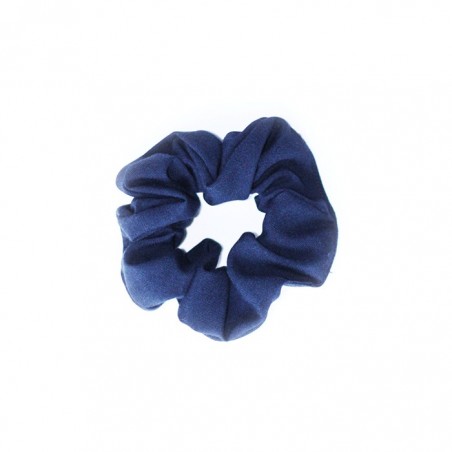 Plain Navy Scrunchie