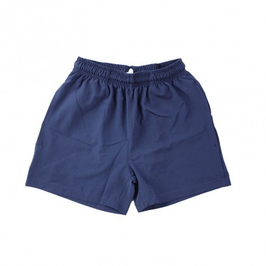 Plain Navy Stretchy Shorts