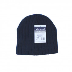 Plain Navy Rib Beanie