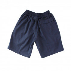 Navy Poly/Viscose Drill shorts 2
