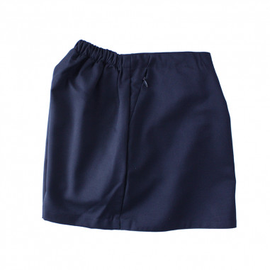 Plain Navy Skort