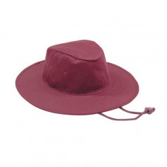 Maroon Slouch Sunhat 2