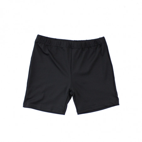 Plain Black Bike Shorts