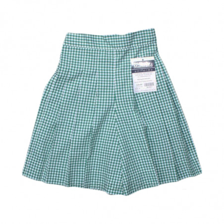Green/White Gingham Culottes