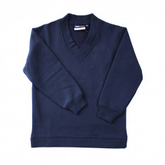 Plain Navy V Neck Tunic 2
