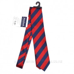 Emmanuel Red and Navy Striped Tie