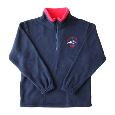 North Loburn Navy/Red Fleece 2