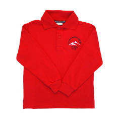 North Loburn Red L/S Polo 2