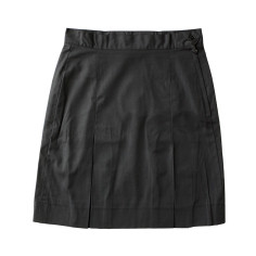 Plain Black Pleat Skirt