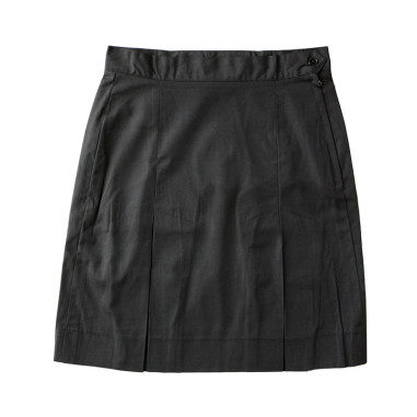 Plain Black Pleat Skirt