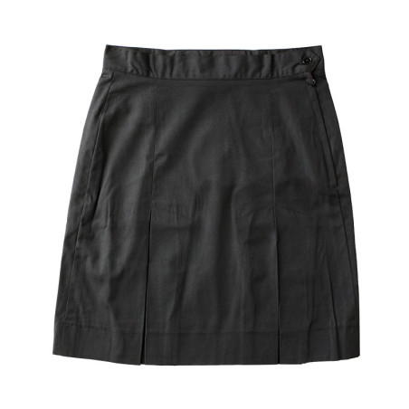 Plain Black Pleat Skirt