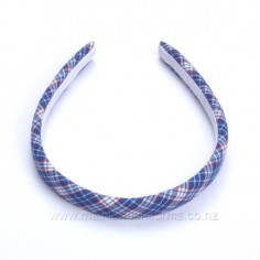 Red/White/Blue Check Headband 2
