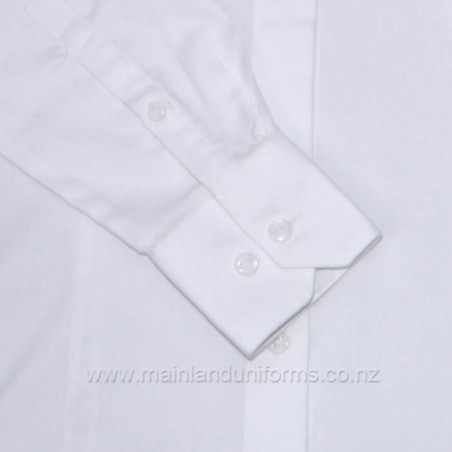 White L/S Shaped Cabilla Blouse